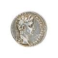 Ancient roman ar denarius coin