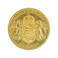 1908 hungary 100 korona restrike
