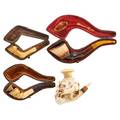 Equestrian meerschaum pipes