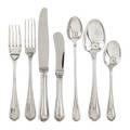 Christofle spatours silver plate flatware