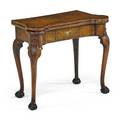 George ii mahogany game table