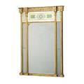 Federal giltwood overmantel mirror