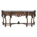 Louis xiv style marble top sideboard