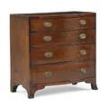 George iii mahogany bowfront chest