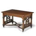 English rosewood library table