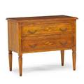 Italian neoclassical style cherry commode