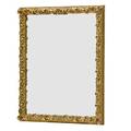 Baroque style gilded frame mirror