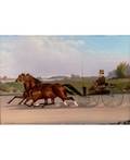 JOHN MCAULIFFE AMERICAN 18301900 Two Trotters