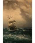 MANNER OF IVAN KONSTANTINOVICH AIVAZOVSKY RUSSIAN 18171900 Sailing Ship on a Stormy Sea