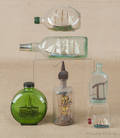 Six ship and puzzles in bottles