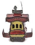 Tin litho  Toonerville Trolley  penny toy