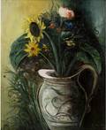 MARC STERLING RUSSIAN 18951976 Flowers in a Modern Pitcher
