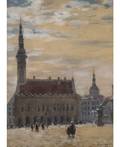 ANDREI AFANASIEVICH EGOROV RUSSIAN 18781954 View of Tallinn
