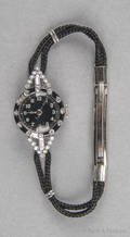 Ladies Swiss Pery diamond wristwatch with a platinum case