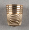 14K yellow gold thimble