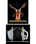 A PAIR OF SERIGRAPHS BY ERTE ROMAIN DE TIRTOFF RUSSIANFRENCH 18921990 The Love and Passion Suite comprised of two separate serigraphs Kiss of Fire and Marriage Dance