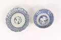 Two Chinese Blue  White Porcelain Dishes