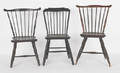 Three miscellaneous Windsor chairs