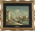 Pair of oil on canvas Venetian scenes