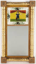 American Federal gilt mirror ca 1830