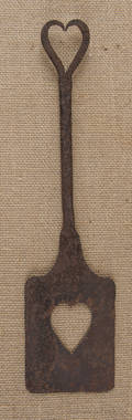 Pennsylvania wrought iron spatula ca 1800