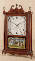 Eli Terry patent shelf clock made by Seth Thomas early 19th c