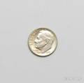 1965 Roosevelt Dime Struck on a 90 Silver Planchet