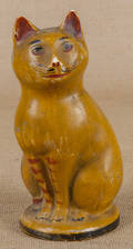 Pennsylvania chalkware cat 19th c