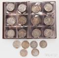 Forty Circulated Morgan and Peace Dollars