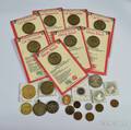 Group of Tokens and Commemoratives Coins