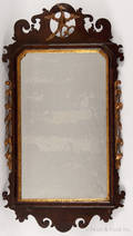 Chippendale mahogany looking glass ca 1770