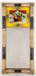 Sheraton giltwood mirror ca 1830