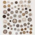 Approximately Sixtyfour Modern Greek Coins