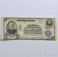 1902 The Mechanics National Bank 5 Plain Back Note