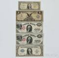 Five Early US 1 Notes