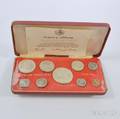 1970 Bahama Islands Cased Ninecoin Proof Set