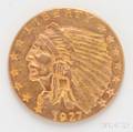 1927 250 Indian Head Gold Coin
