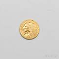 1913 250 Indian Head Gold Coin