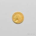 1910 250 Indian Head Gold Coin