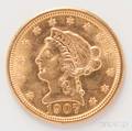 1907 250 Liberty Head Gold Coin