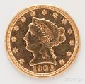 1906 250 Liberty Head Gold Coin