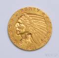 1911S 5 Indian Head Gold Coin