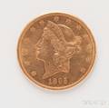 1895S 20 Liberty Head Gold Coin