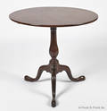 Queen Anne mahogany tea table