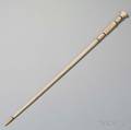 Carved Whale Ivory and Whalebone Walking Stick