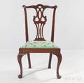 Carved Mahogany Side Chair