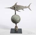 Sheet Metal Swordfish Weathervane