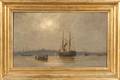 John S Ryder Massachusetts 1850 Steamship in Boston Harbor