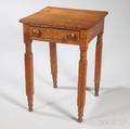 Birdseye Maple Onedrawer Stand