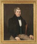American School 19th Century Portrait of a Blond Gentleman Reportedly from Vermont